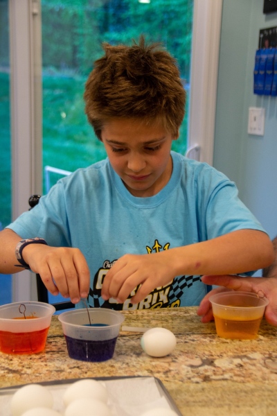 Coloring Easter Eggs