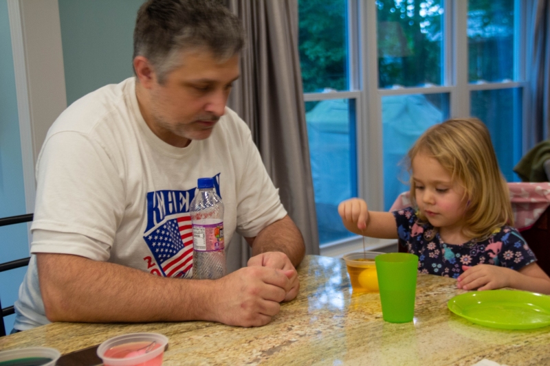 Coloring Easter Eggs