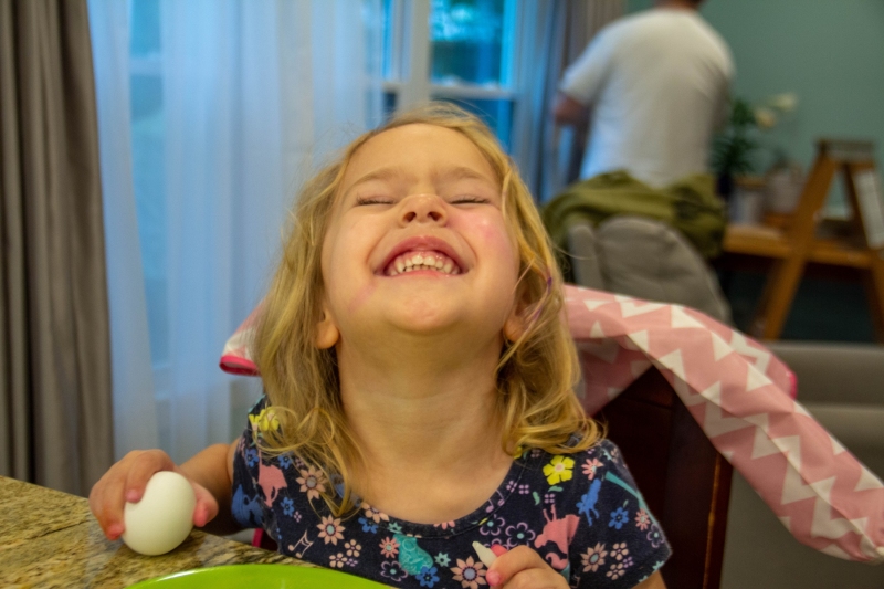 Coloring Easter Eggs
