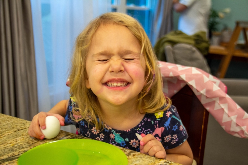 Coloring Easter Eggs