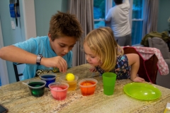 Coloring Easter Eggs