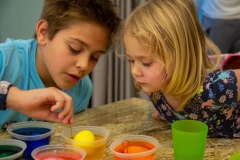 Coloring Easter Eggs