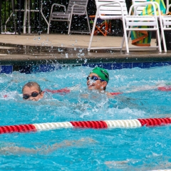 Swim Meet at Woodbine Station