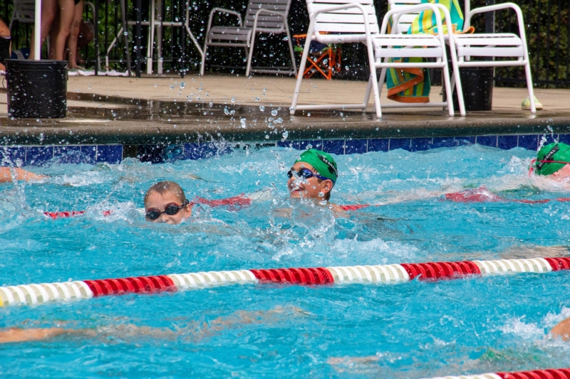 Swim Meet at Woodbine Station