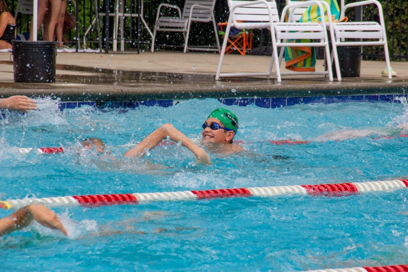 Swim Meet at Woodbine Station