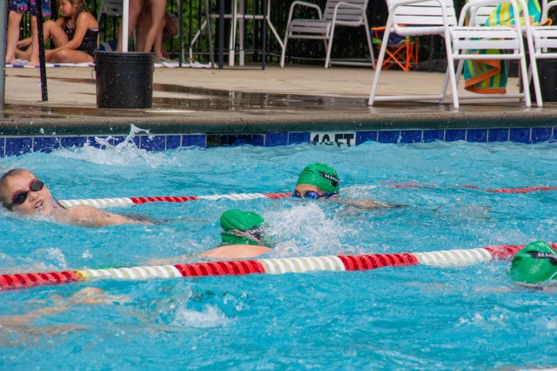 Swim Meet at Woodbine Station
