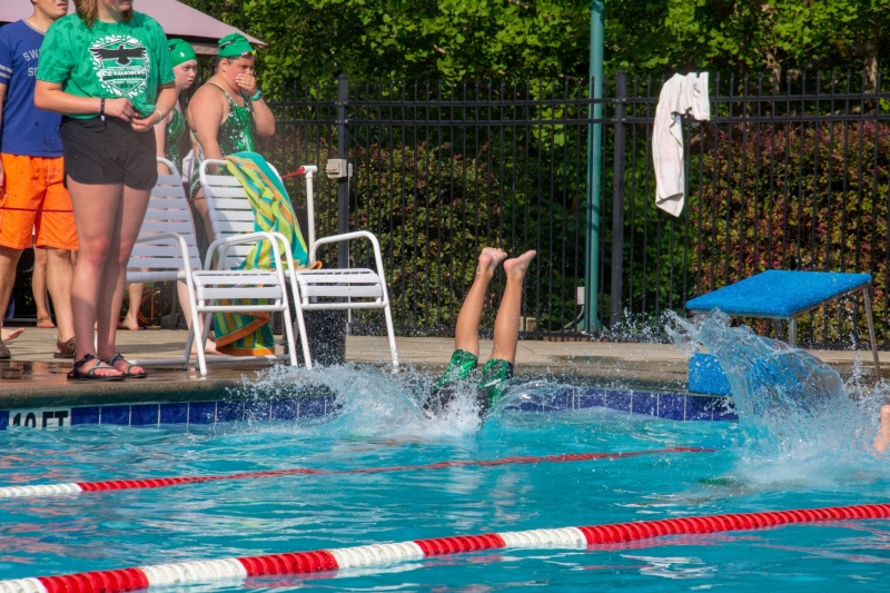 Swim Meet at Woodbine Station