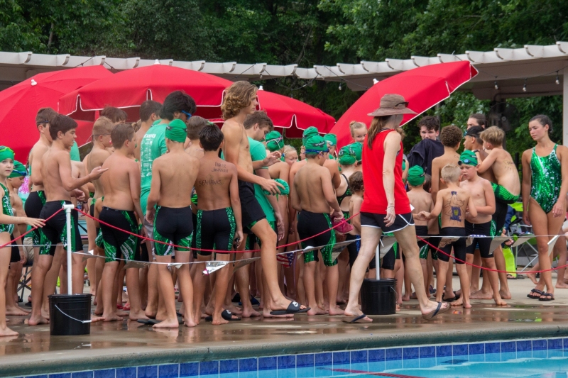 Swim Meet at Woodbine Station