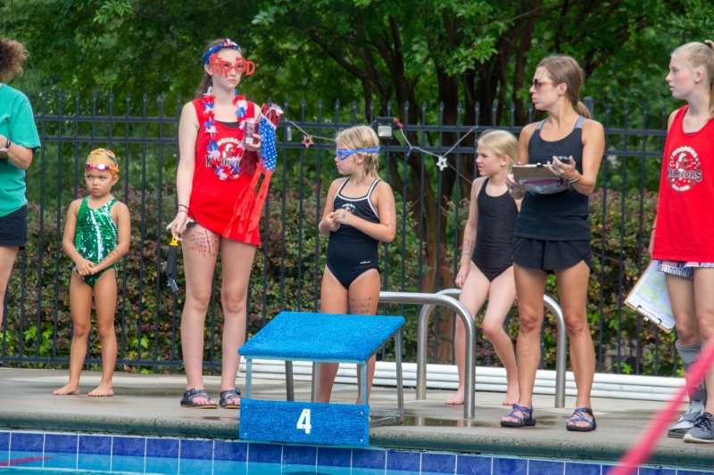 Swim Meet at Woodbine Station