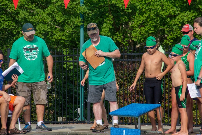 Swim Meet at Woodbine Station