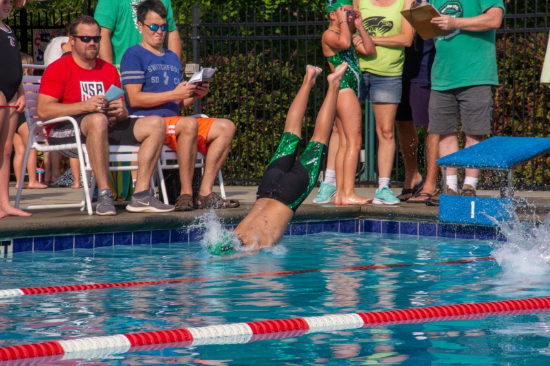Swim Meet at Woodbine Station