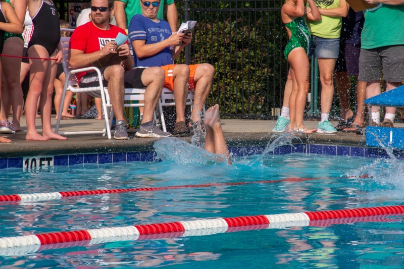 Swim Meet at Woodbine Station