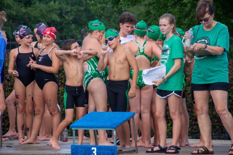 Swim Meet at Woodbine Station