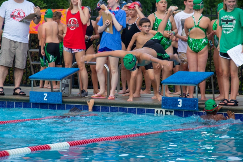 Swim Meet at Woodbine Station