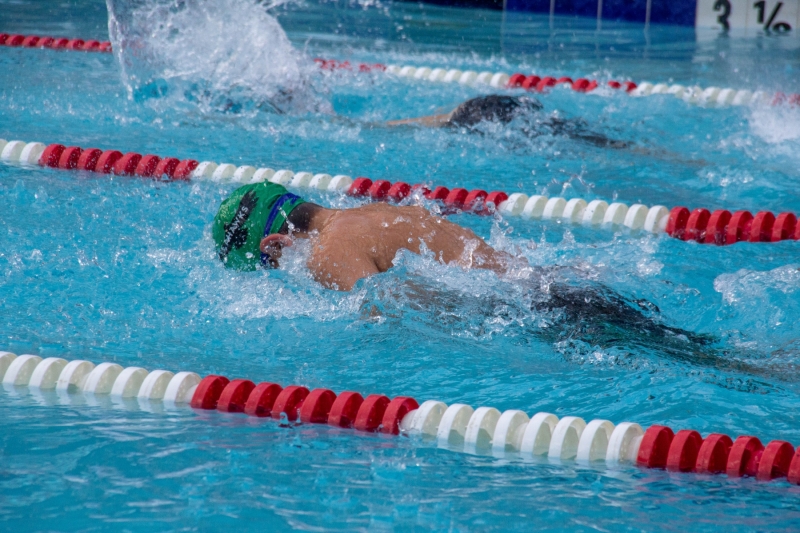 Swim Meet at Woodbine Station
