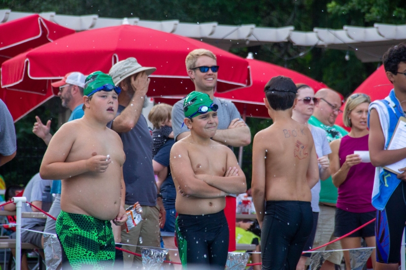 Swim Meet at Woodbine Station