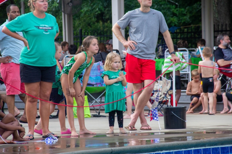 Swim Meet at Woodbine Station