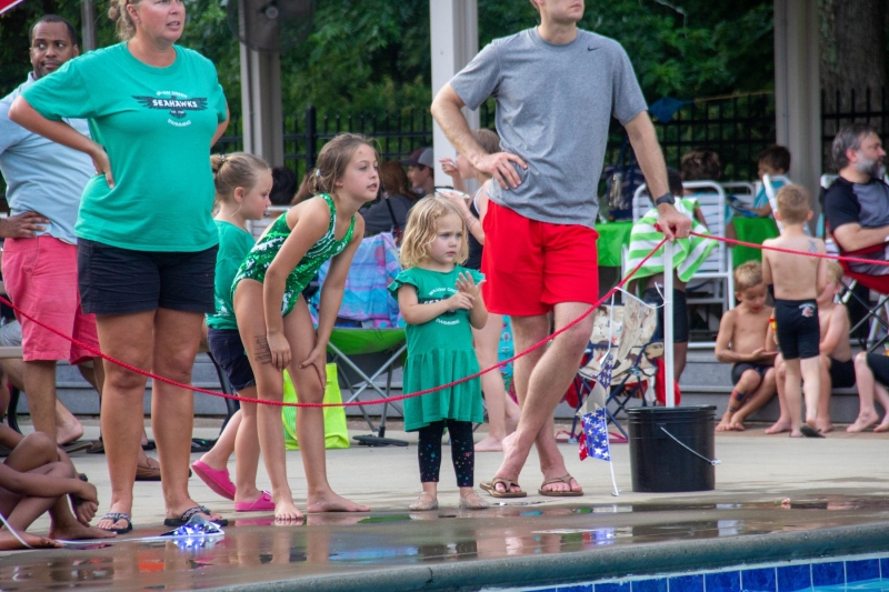 Swim Meet at Woodbine Station