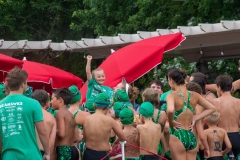Swim Meet at Woodbine Station